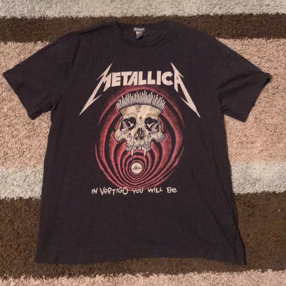 t shirt metallica h